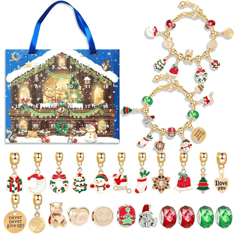 24 Dagen Kerst Adventskalender Sieradendoosje - DIY bedelarmband