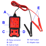 12v compacte auto relais tester