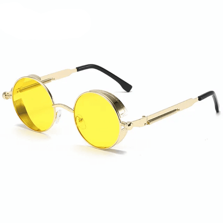 Metalen steampunk zonnebril
