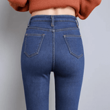 Smalle warme jeans