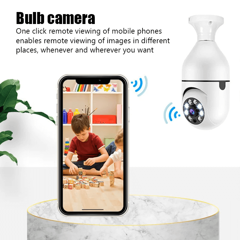 5G WiFi bewakingscamera in lampformaat - Draadloze Smart Motion Sensor