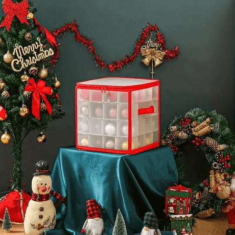 64-Rutig Kerstballenopberger - Organiseer je kerstballen