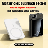 10000mAh draadloze magnetische powerbank