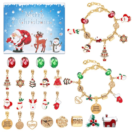 24 Dagen Kerst Adventskalender Sieradendoosje - DIY bedelarmband
