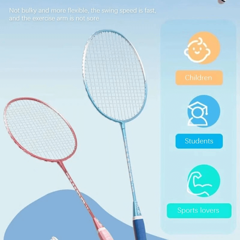 Badminton Racket Set - Compleet Pakket voor Badmintonspelen