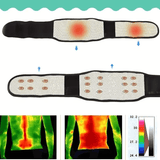 Verstelbare Zelfverwarmende Magnetische Therapie Lumbale Ondersteuning - Pijnverlichtende Warmtegordel voor Lumbaal & Houding