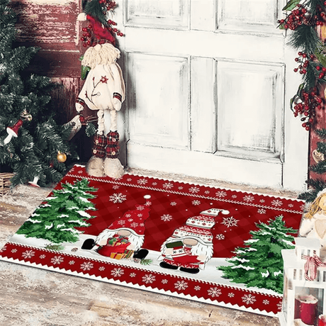 Vrolijk kerstfeest deurmat om kerst te verwelkomen 40x60cm
