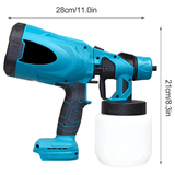 Snoerloos verfpistool 800ml 18v