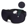 Draagbaar 3D-slaapmasker - Lichtblokkering, zachte gewatteerde oogbescherming voor optimaal comfort