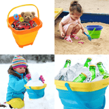 Opvouwbare zandemmer strand speelgoed kinderen 2L