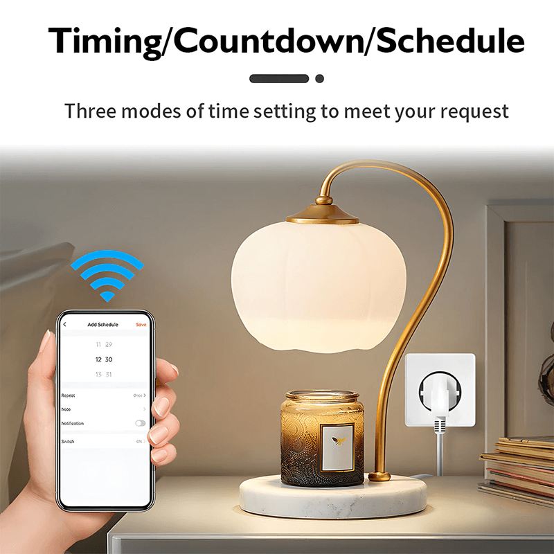 Slimme wifi-contactdoos 16A/20A - Spraakgestuurde contactdoosadapter