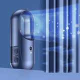 Draagbare ventilator met LED-scherm 2000mAh