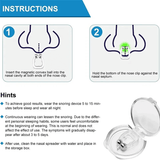 Anti-snurk Magnetische Silicone Neusklem