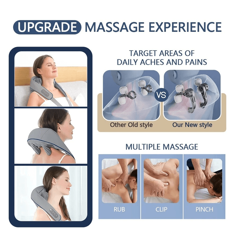 Draadloze nek- en schoudermasseur