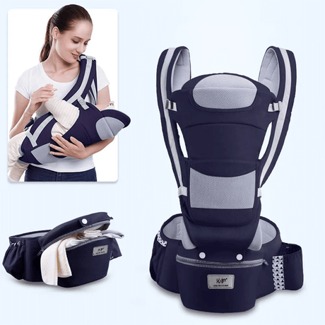 Ergonomische draagzak met opbergruimte