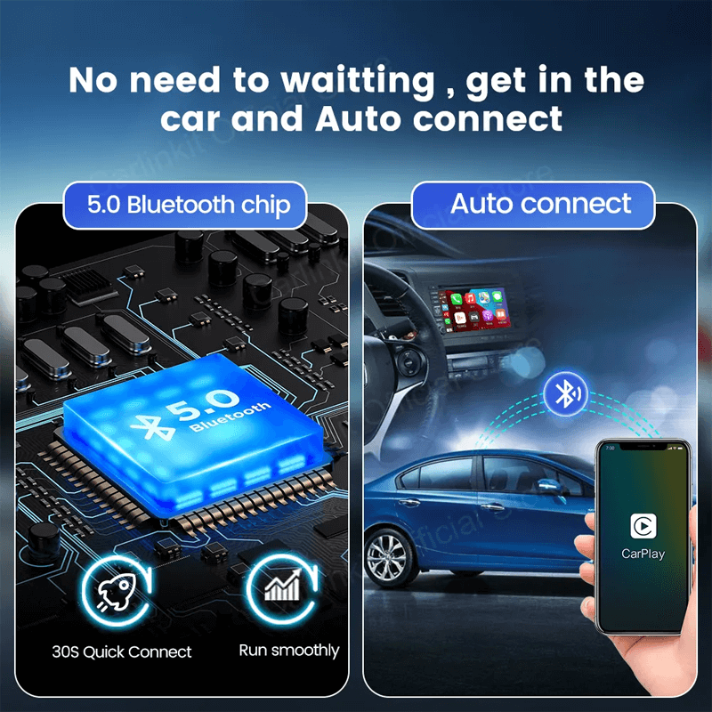 Draadloze CarPlay auto-adapter