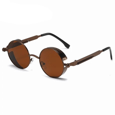 Metalen steampunk zonnebril