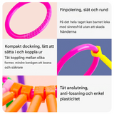 280 stuks Slimme Puzzels - Bouwstenen voor Kinderen, 3D Puzzels en Educatieve Bouwset, Creatief Verbinden en Bouwpakket