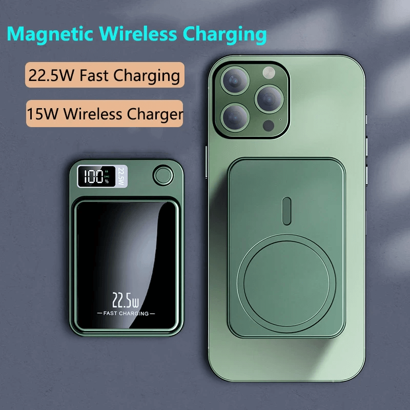 10000mAh draadloze magnetische powerbank