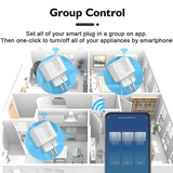 Slimme wifi-contactdoos 16A/20A - Spraakgestuurde contactdoosadapter