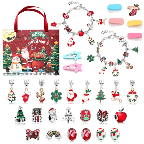 24 Dagen Kerst Adventskalender Sieradendoosje - DIY bedelarmband