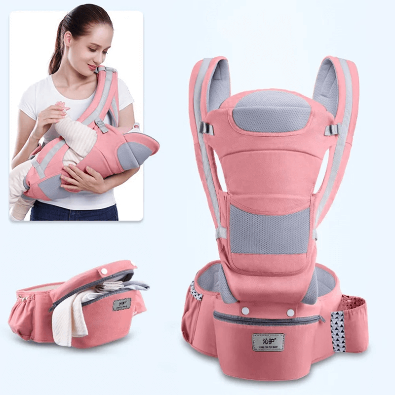 Ergonomische draagzak met opbergruimte