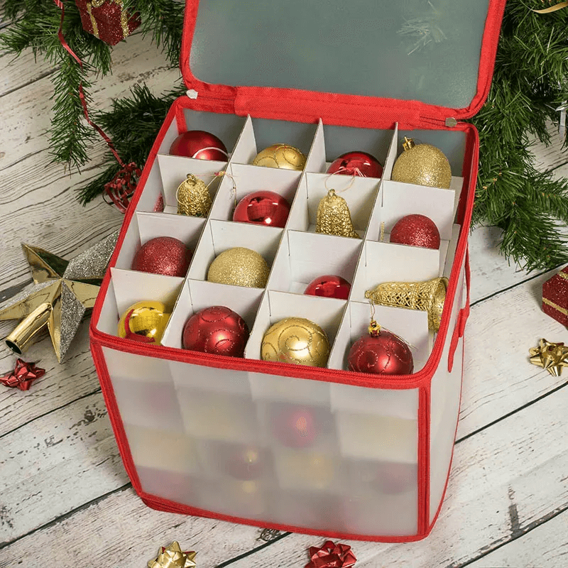 64-Rutig Kerstballenopberger - Organiseer je kerstballen