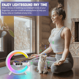 Multifunctionele draadloze RGB-oplaadpad voor nachtverlichting