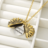 Zonnebloem ketting sieraden