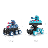 Miniatuur Zeswielig Schuiftank Speelgoed