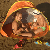 Pop-Up UV-tent met zwembad Strandtent Zonnetent