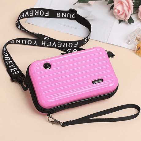 Op reistas geïnspireerde crossbody tas