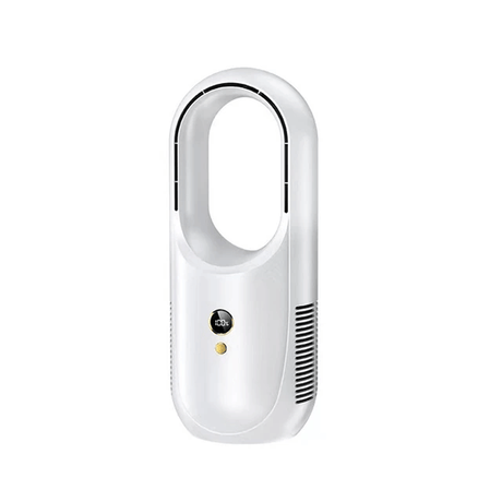 Draagbare ventilator met LED-scherm 2000mAh
