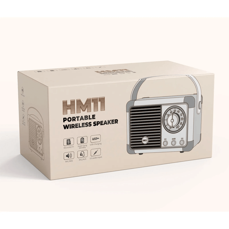 Vintage stijl mini Bluetooth speakers