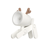 Mini Schattige Huisdierlamp - Verstelbare LED-bureaulamp, Decoratief Nachtlampje met Hertenontwerp, Perfect voor Kinderkamer en Bureau