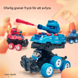 Miniatuur Zeswielig Schuiftank Speelgoed