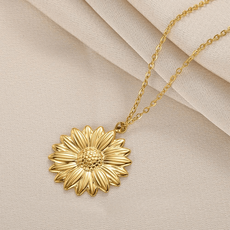 Zonnebloem ketting sieraden
