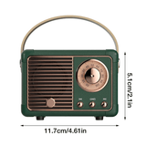 Vintage stijl mini Bluetooth speakers