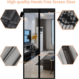 Magnetisch muskietennet voor deur met automatische sluiting | Insectennet met magnetisch slot - Bescherming tegen muggen voor patio, balkon & ingang (Meerdere maten)