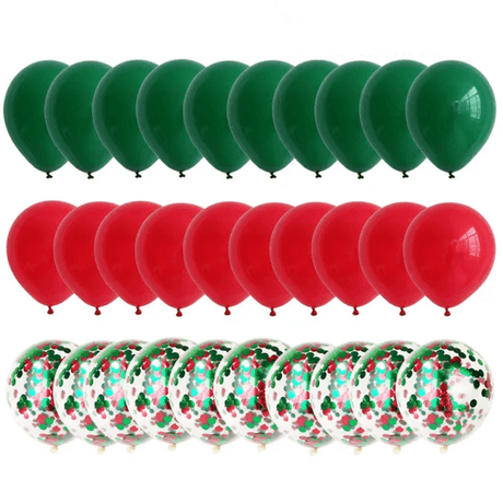 Vrolijk kerstfeest ballonnen in meerdere kleuren - Latex Ballonnen Feestballonnen