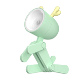 Mini Schattige Huisdierlamp - Verstelbare LED-bureaulamp, Decoratief Nachtlampje met Hertenontwerp, Perfect voor Kinderkamer en Bureau