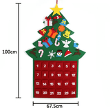 Jultome Sneeuwpop adventskalender met 24 vakken