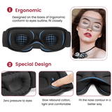 Draagbaar 3D-slaapmasker - Lichtblokkering, zachte gewatteerde oogbescherming voor optimaal comfort