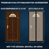 Magnetisch muskietennet voor deur met automatische sluiting | Insectennet met magnetisch slot - Bescherming tegen muggen voor patio, balkon & ingang (Meerdere maten)