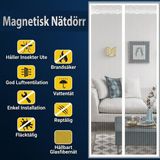Magnetisch muskietennet voor deur met automatische sluiting | Insectennet met magnetisch slot - Bescherming tegen muggen voor patio, balkon & ingang (Meerdere maten)