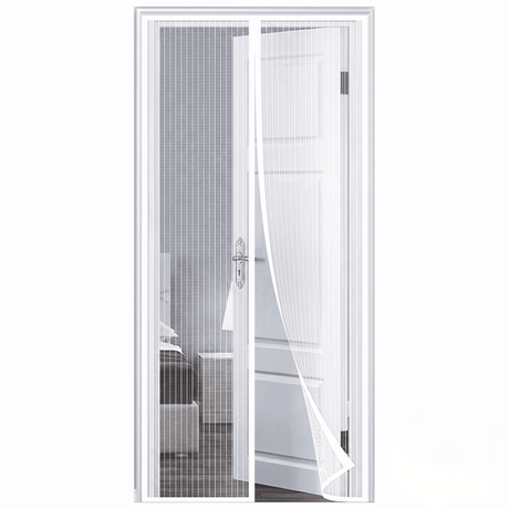 Magnetisch muskietennet voor deur met automatische sluiting | Insectennet met magnetisch slot - Bescherming tegen muggen voor patio, balkon & ingang (Meerdere maten)