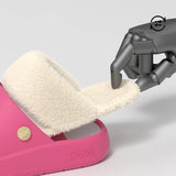Comfortabele winterslippers met uitneembare binnenvoering van pluche EVA-zool