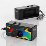 PixelKey – Mini Nyckelringskamera med 0.96" Skärm – Bärbar 1080P Videokamera med Blixt
