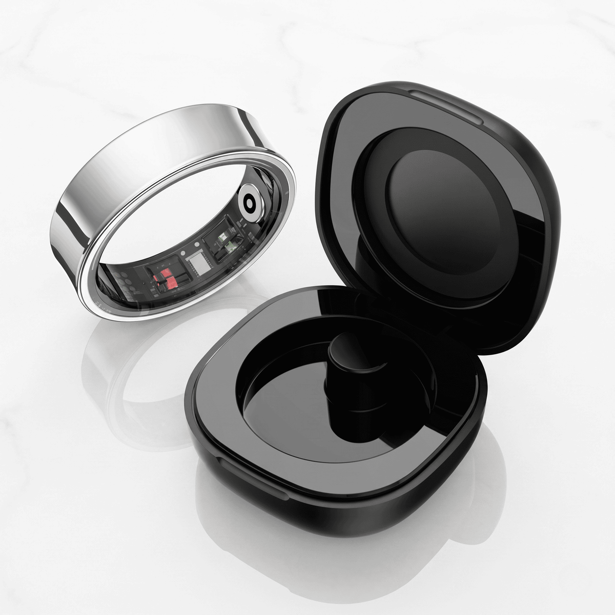 PulseLoop – Smart Ring med Pulsmätning och Sömnövervakning – Vattentät Aktivitetsring för Män och Kvinnor