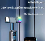 AiveloTrack - AI 360° Gezichtsvolgsysteem Mobiele Houder | Handsfree Opnemen voor Vlogs, Live Broadcasts & Videogesprekken